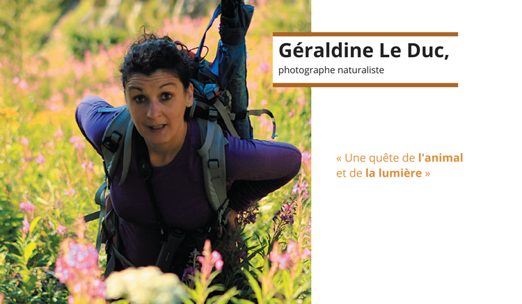 Géraldine Le Duc, photographe naturaliste