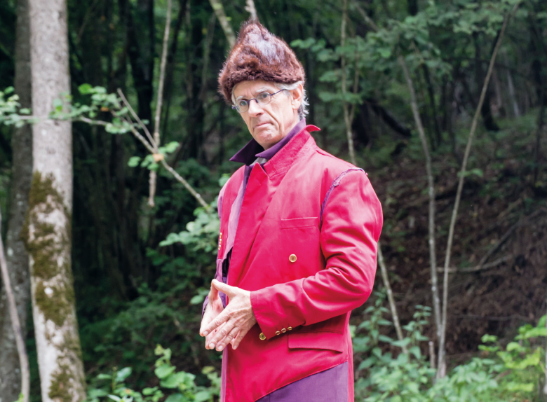 Le théâtre au service de l’interprétation nature à l’ENS départemental de Vieille Morte à Bourg d’Oisans (38). © Yoan Paillet Le théâtre au service de l’interprétation nature à l’ENS départemental de Vieille Morte à Bourg d’Oisans (38). © Yoan Paillet