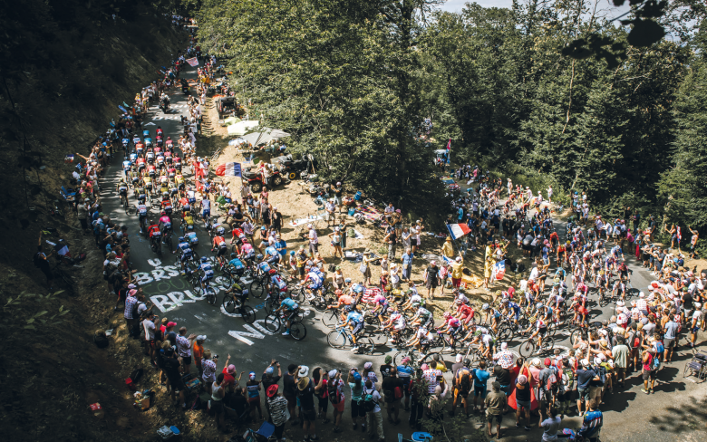 Les étapes de montagne du Tour de France rencontrent chaque année une affluence massive.© A.S.O. TDF19 - Pauline Ballet Les étapes de montagne du Tour de France rencontrent chaque année une affluence massive.© A.S.O. TDF19 - Pauline Ballet