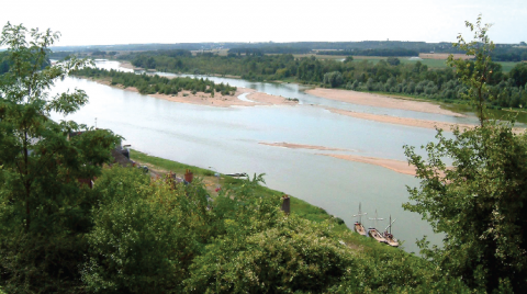 Vallée de la Loire, protégée au titre de Natura 2000 et du patrimoine mondial. © Christophe Finot