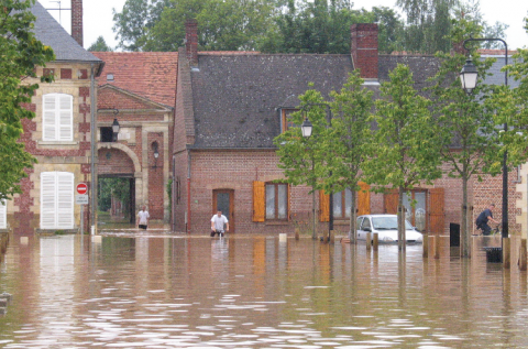 En France, plus de 17 millions d’habitants sont exposés au risque d’inondation. © CPIE-AISNE