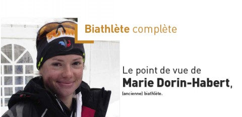 Marie Dorin-Habert, (ancienne) biathlète.