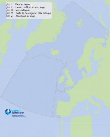 Zones maritimes d'Ospar